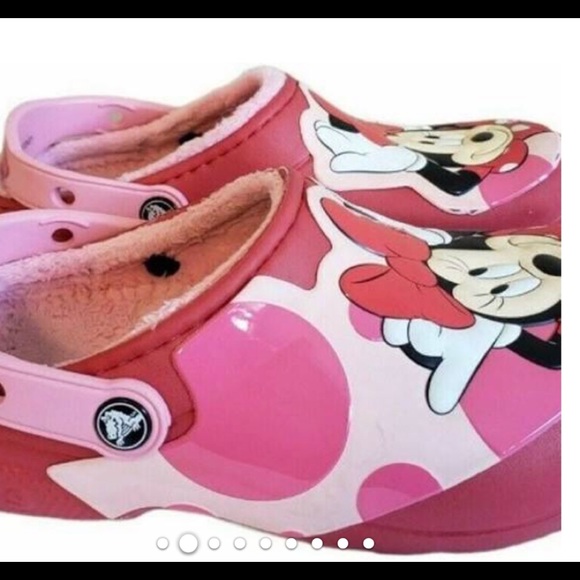 CROCS CLASSIC DISNEY MINNIE MOUSE SIZE J3 - Picture 3 of 11